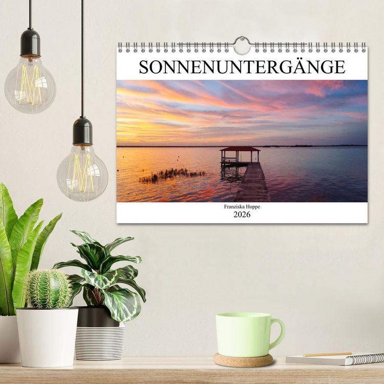 Produktbild: Die sch&ouml;nsten Sonnenunterg&auml;nge der Welt (Wandkalender 2026 DIN A4 quer), CALVENDO Monatskalender