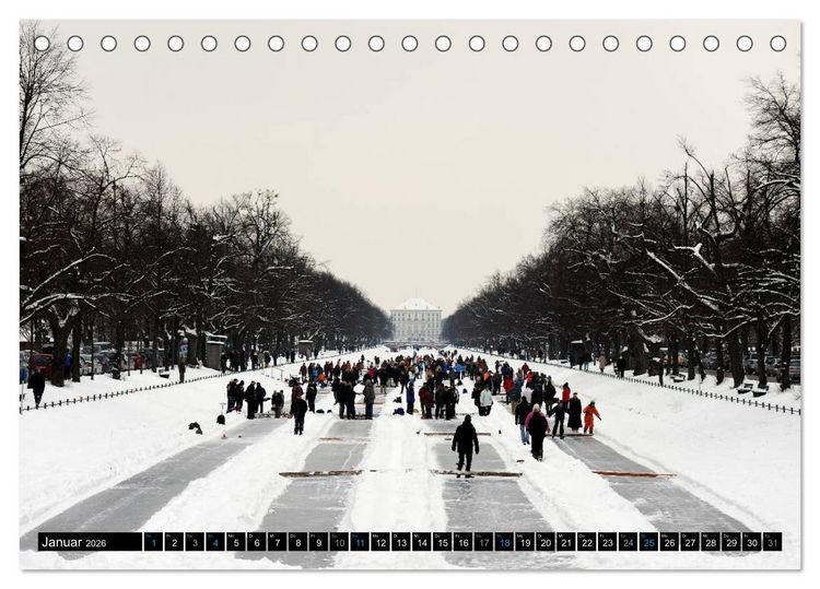 Produktbild: M&uuml;nchen - Facetten einer Stadt (Tischkalender 2026 DIN A5 quer), CALVENDO Monatskalender