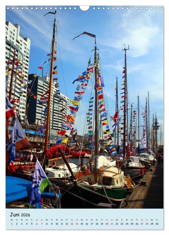 Produktbild: Sail - Impressionen aus Bremerhaven (Wandkalender 2026 DIN A3 hoch), CALVENDO Monatskalender