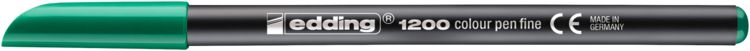Produktbild: edding 1200 Fasermaler fein gr&uuml;n