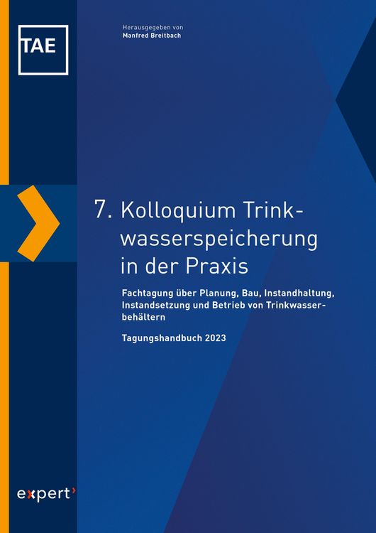 Produktbild: 7. Kolloquium Trinkwasserspeicherung in der Praxis
