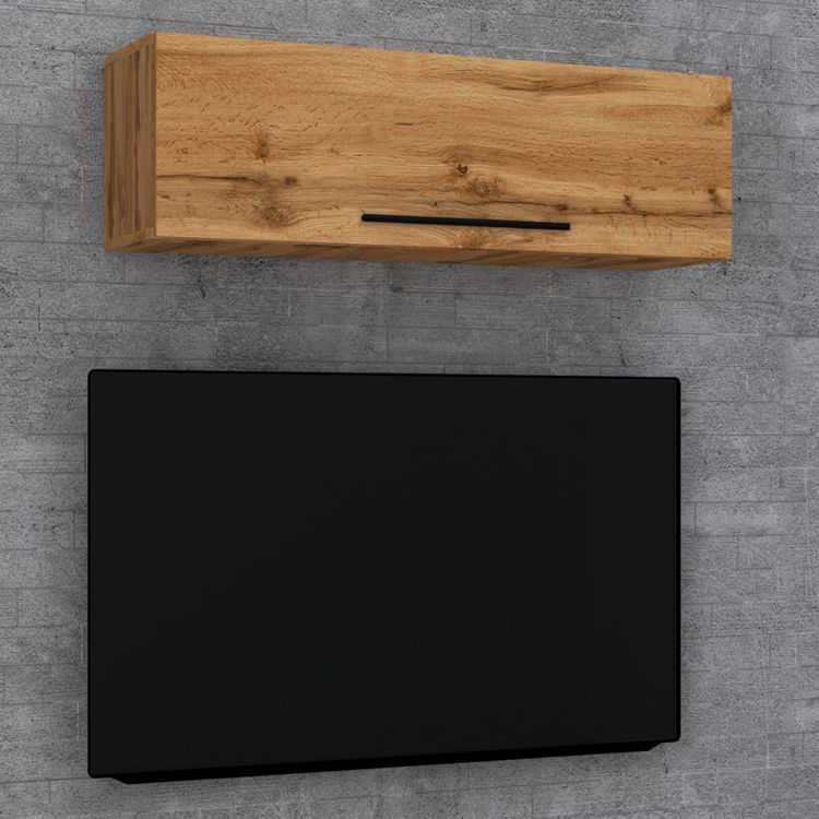 Produktbild: Holz Wandregal Wandschrank Klappschrank Arila L
