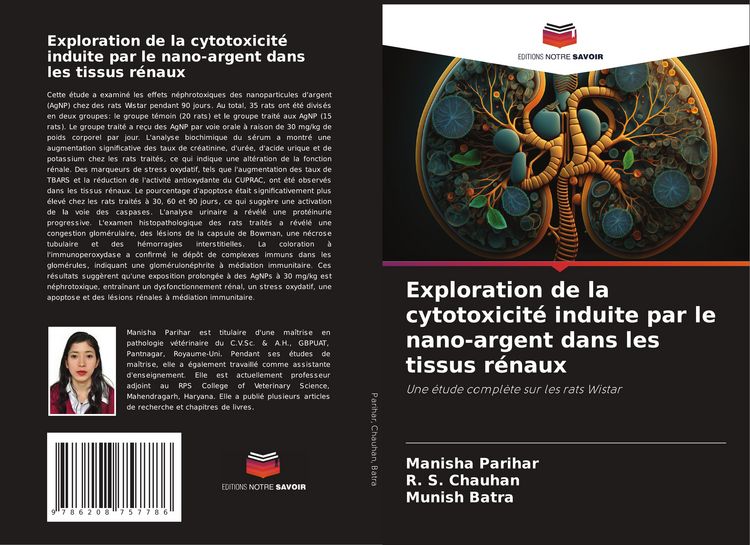 Produktbild: Exploration de la cytotoxicit&eacute; induite par le nano-argent dans les tissus r&eacute;naux