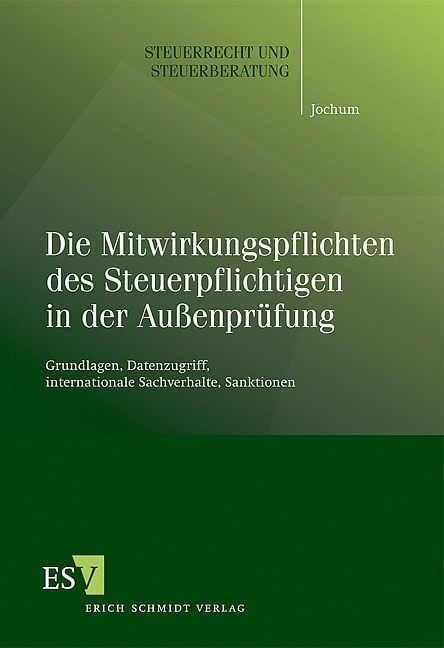 Produktbild: Die Mitwirkungspflichten des Steuerpflichtigen in der Au&szlig;enpr&uuml;fung