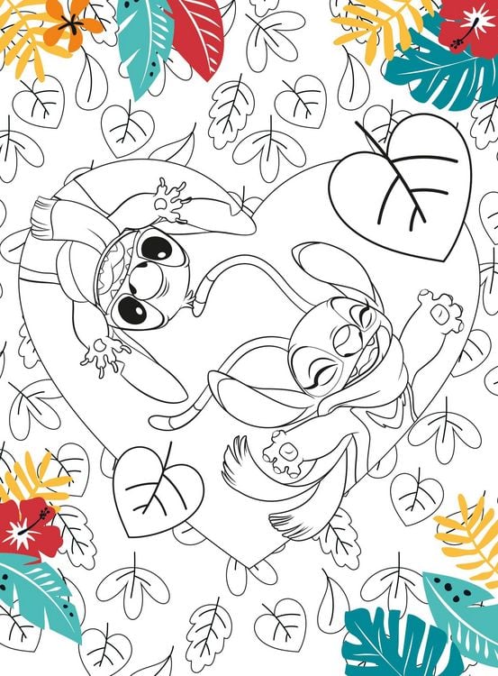Produktbild: Disney Stitch: Mein Wimmelmalblock