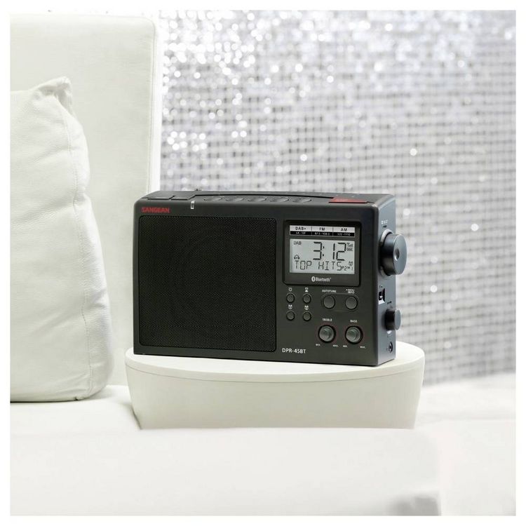Produktbild: Sangean Tischradio DAB+, AM, FM DAB+, Bluetooth&reg; Schwarz