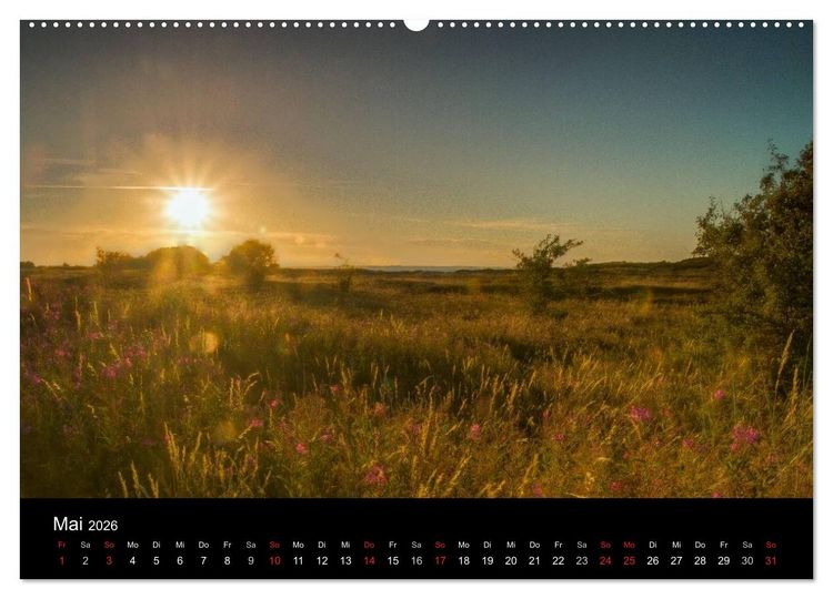 Produktbild: Sylt Morsumer Kliffabende Fotografien von Tobias Thiele (Wandkalender 2026 DIN A2 quer), CALVENDO Monatskalender