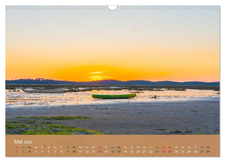 Produktbild: Die Bretagne - Sonne und das Meer (Wandkalender 2026 DIN A3 quer), CALVENDO Monatskalender