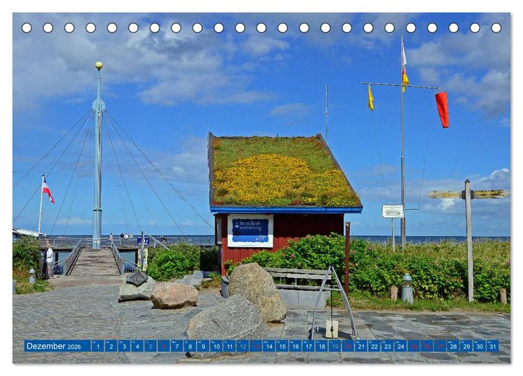 Produktbild: Ferien in Hohwacht (Tischkalender 2026 DIN A5 quer), CALVENDO Monatskalender