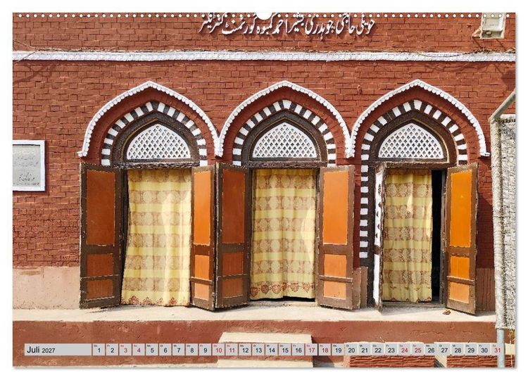 Produktbild: Farbenfrohes Pakistan (Wandkalender 2027 DIN A2 quer), CALVENDO Monatskalender
