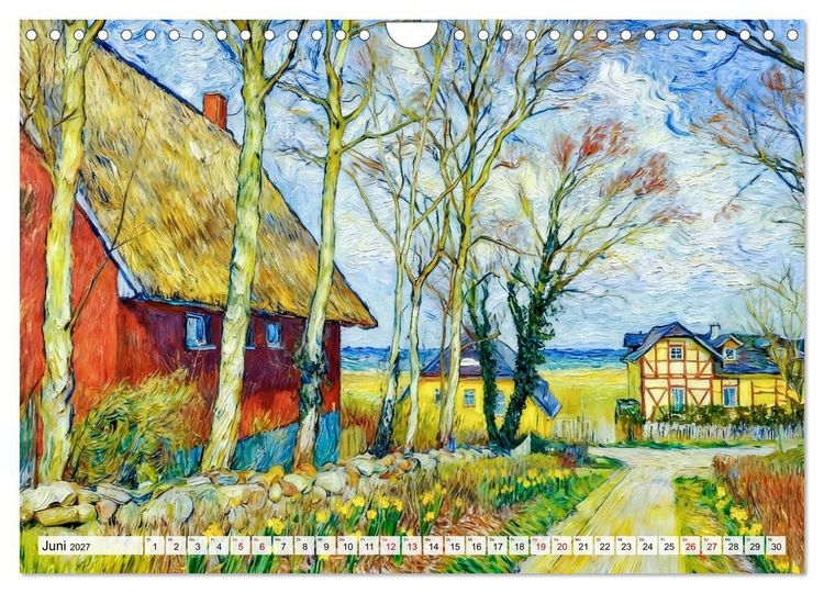 Produktbild: Nordische Impressionen - K&uuml;sten, St&auml;dte und Wasserwege (Wandkalender 2027 DIN A4 quer), CALVENDO Monatskalender