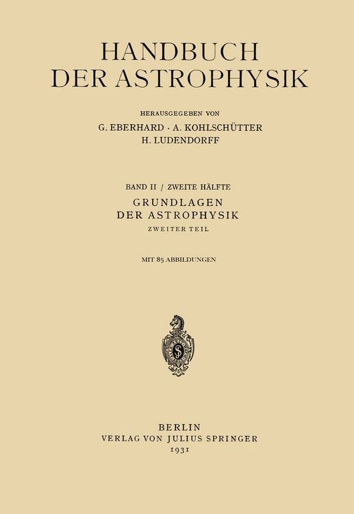 Produktbild: Grundlagen der Astrophysik