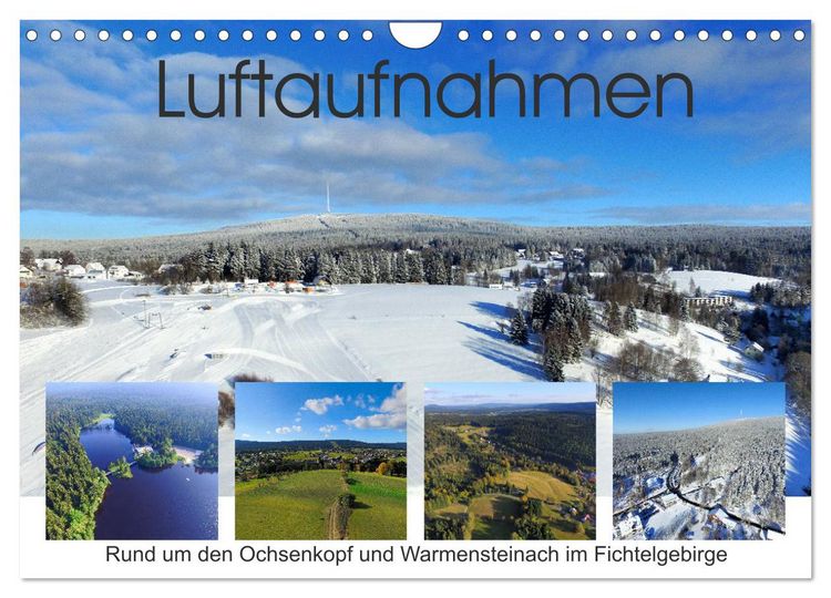 Produktbild: Luftaufnahmen rund um den Ochsenkopf (Wandkalender 2026 DIN A4 quer), CALVENDO Monatskalender