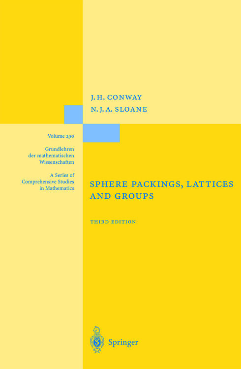 Produktbild: Sphere Packings, Lattices and Groups