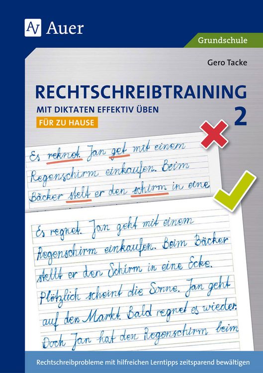 Produktbild: Rechtschreibtraining: Mit Diktaten effektiv &uuml;ben 2