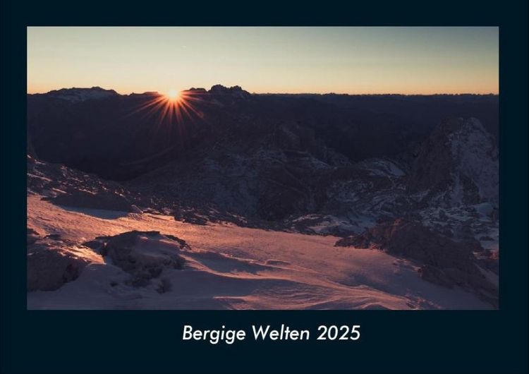 Produktbild: Bergige Welten 2025 Fotokalender DIN A4