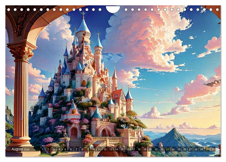 Produktbild: Reise in einer M&auml;rchenwelt (Wandkalender 2026 DIN A4 quer), CALVENDO Monatskalender