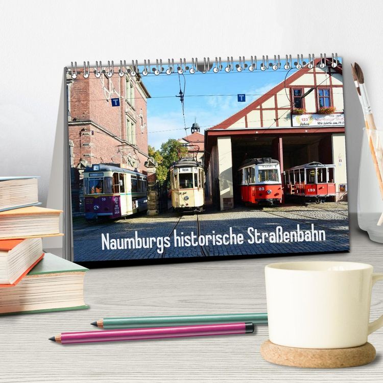 Produktbild: Naumburgs historische Stra&szlig;enbahn (Tischkalender 2026 DIN A5 quer), CALVENDO Monatskalender