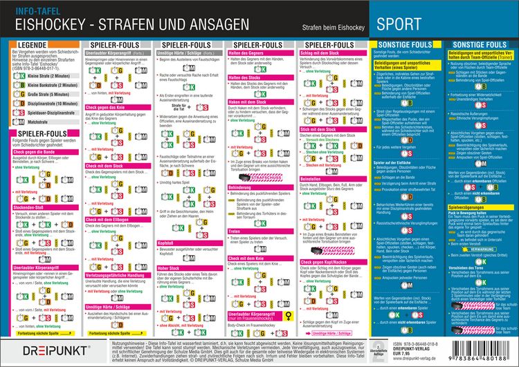 Produktbild: Eishockey, 3 Info-Tafeln