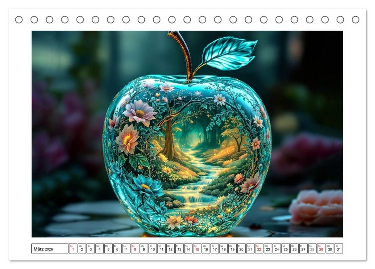 Produktbild: Geschichten im Glas (Tischkalender 2026 DIN A5 quer), CALVENDO Monatskalender