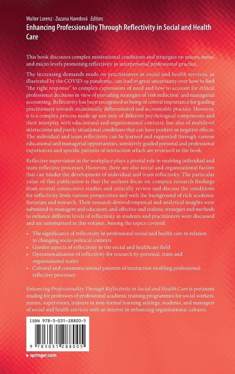 Produktbild: Enhancing Professionality Through Reflectivity in Social and Health Care