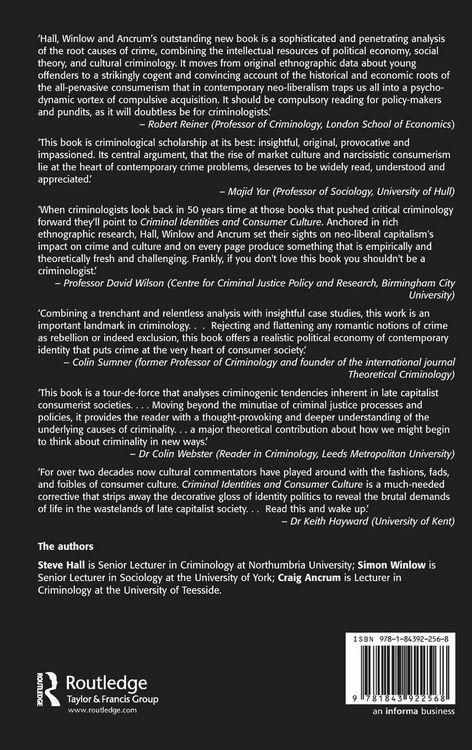 Produktbild: Criminal Identities and Consumer Culture