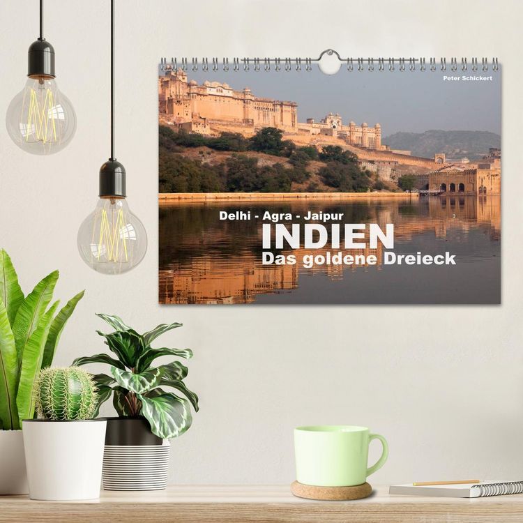 Produktbild: Indien - das goldene Dreieck, Delhi-Agra-Jaipur (Wandkalender 2026 DIN A4 quer), CALVENDO Monatskalender