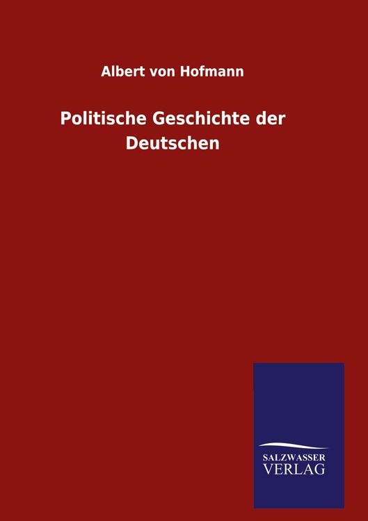 Produktbild: Politische Geschichte der Deutschen