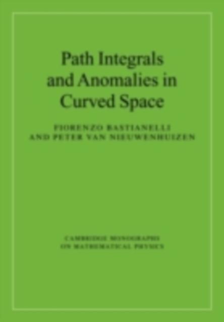 Produktbild: Path Integrals and Anomalies in Curved Space