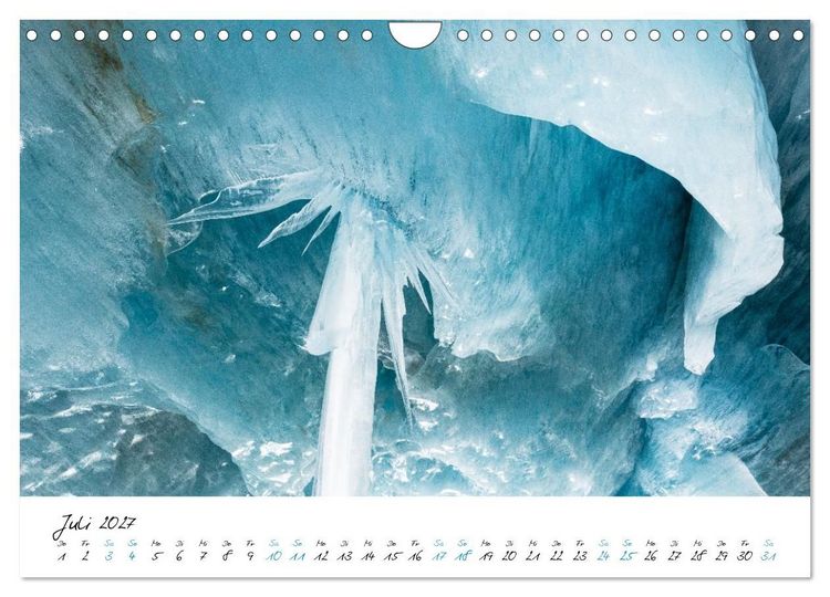 Produktbild: Eiswelten Morteratsch (Wandkalender 2027 DIN A4 quer), CALVENDO Monatskalender