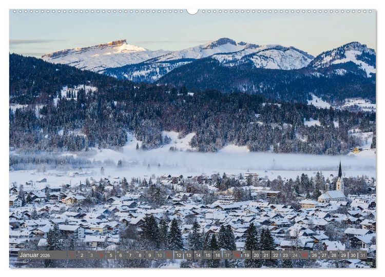 Produktbild: Wanderziele rund um Oberstdorf (hochwertiger Premium Wandkalender 2026 DIN A2 quer), Kunstdruck in Hochglanz