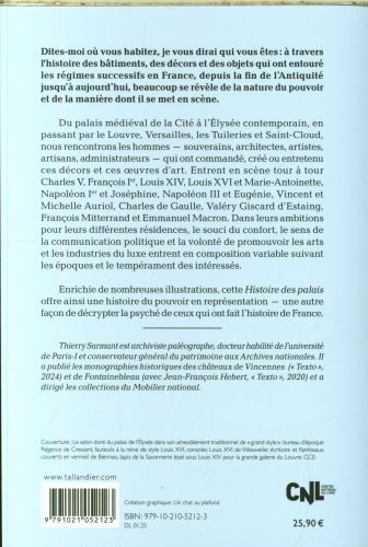 Produktbild: Histoire des palais