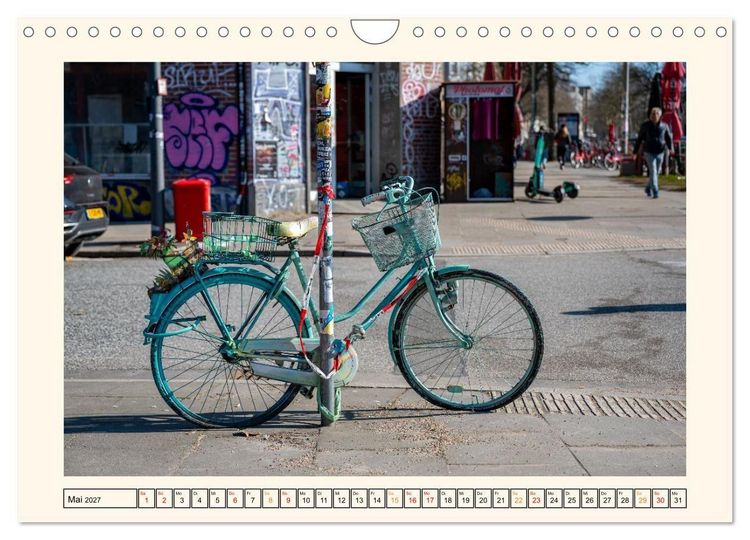 Produktbild: Fahrr&auml;der im Stadtbild (Wandkalender 2027 DIN A4 quer), CALVENDO Monatskalender