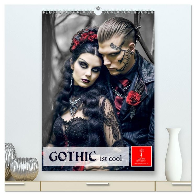 Produktbild: Gothic ist cool (hochwertiger Premium Wandkalender 2026 DIN A2 hoch), Kunstdruck in Hochglanz