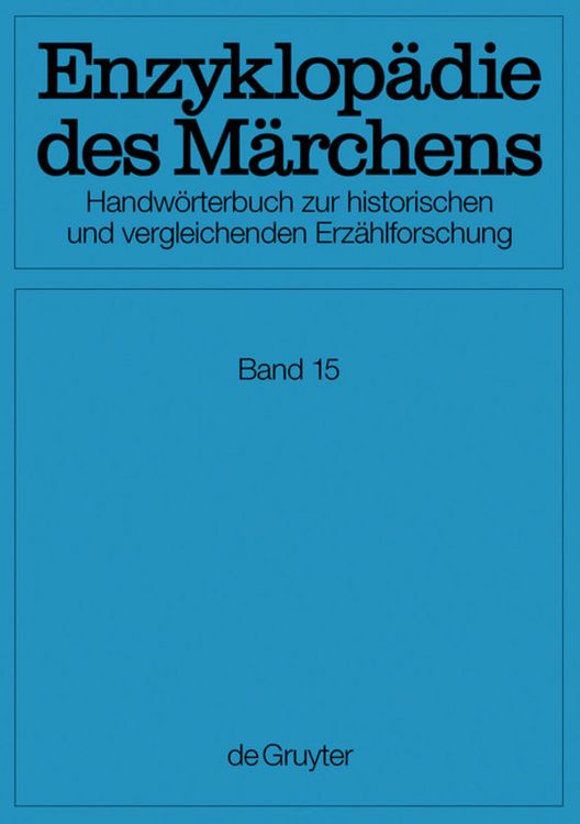 Produktbild: Enzyklop&auml;die des M&auml;rchens / Verzeichnisse, Register, Corrigenda