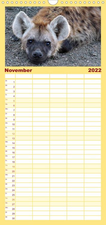 Produktbild: Familienplaner KR&Uuml;GER NATIONALPARK Afrikas Perle (Wandkalender 2022 , 21 cm x 45 cm, hoch)