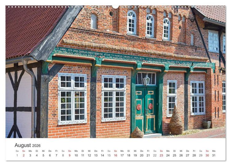 Produktbild: 750 Jahre Meldorf (hochwertiger Premium Wandkalender 2026 DIN A2 quer), Kunstdruck in Hochglanz