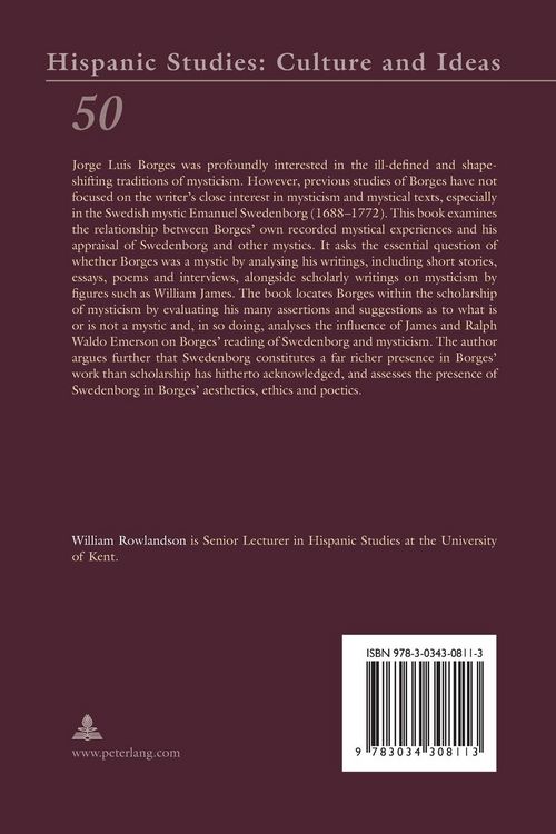 Produktbild: Borges, Swedenborg and Mysticism