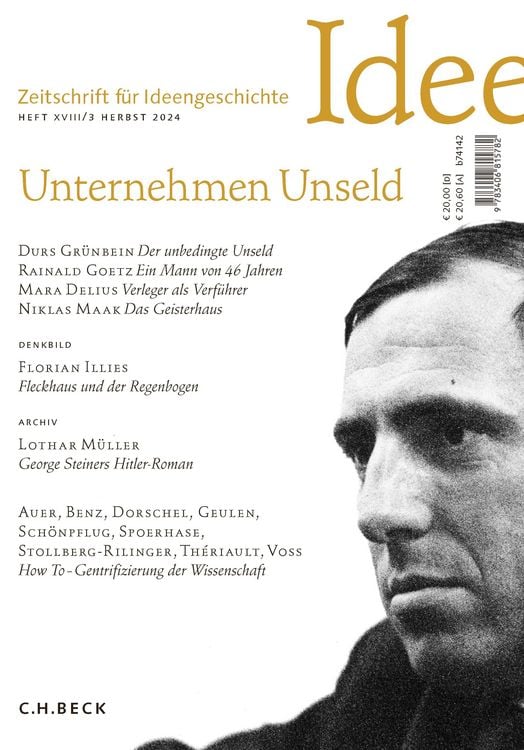 Produktbild: Zeitschrift f&uuml;r Ideengeschichte Heft XVIII/3 Herbst 2024