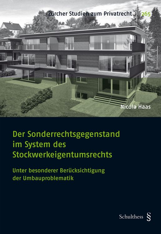 Produktbild: Der Sonderrechtsgegenstand im System des Stockwerkeigentumsrechts