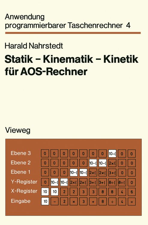 Produktbild: Statik &mdash; Kinematik &mdash; Kinetik f&uuml;r AOS-Rechner