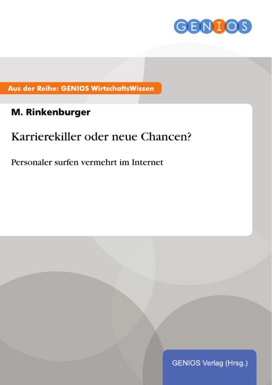 Produktbild: Karrierekiller oder neue Chancen?