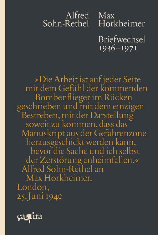 Produktbild: Briefwechsel 1936&ndash;1971
