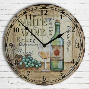 Produktbild: Wanduhr Wein