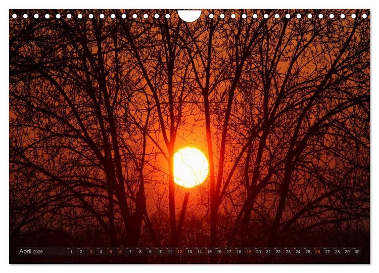 Produktbild: Zauberhafte Abendstimmung (Wandkalender 2026 DIN A4 quer), CALVENDO Monatskalender