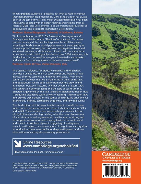 Produktbild: The Mechanics of Earthquakes and Faulting