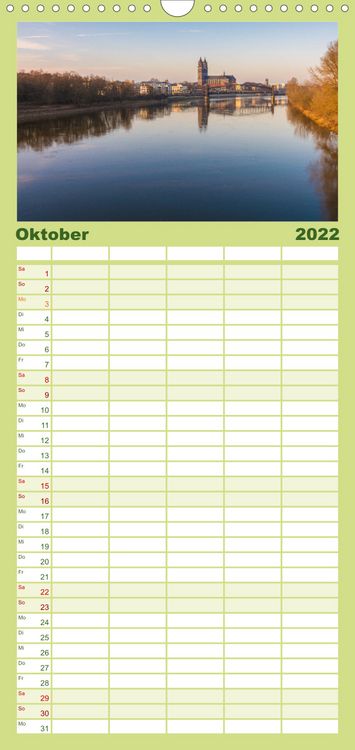 Produktbild: Familienplaner Sachsen-Anhalt - Meine vielf&auml;ltige Heimat (Wandkalender 2022 , 21 cm x 45 cm, hoch)