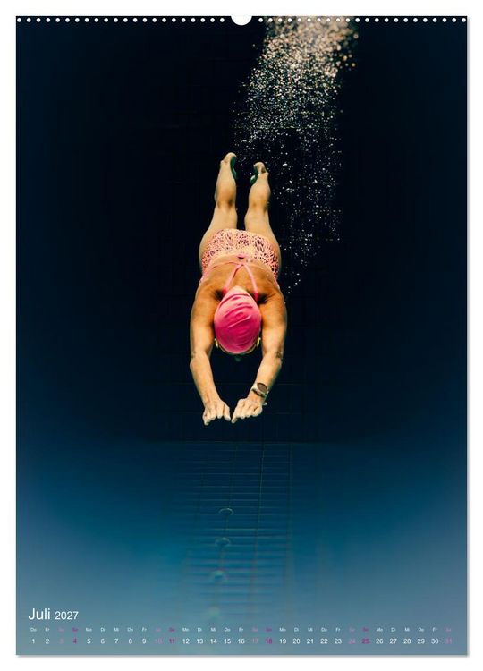Produktbild: FREI SCHWIMMEN (hochwertiger Premium Wandkalender 2027 DIN A2 hoch), Kunstdruck in Hochglanz