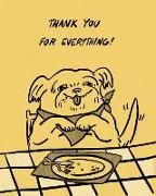 Produktbild: Humor Us Greeting Cards: Thank You - Thank you for everything! (Pack of 6)