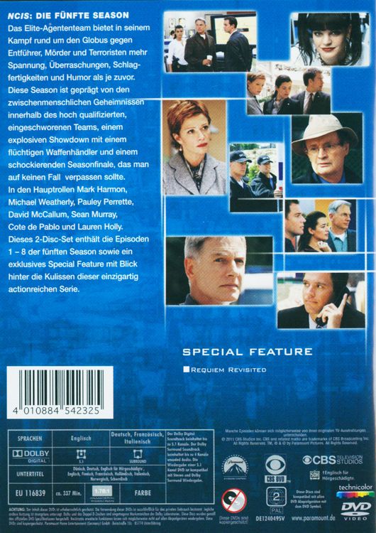 Produktbild: NCIS - Naval Criminal Investigate Service/Season 5.1 [2 DVDs]